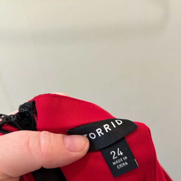 Torrid Bow Print Dress - Picture 6 of 9